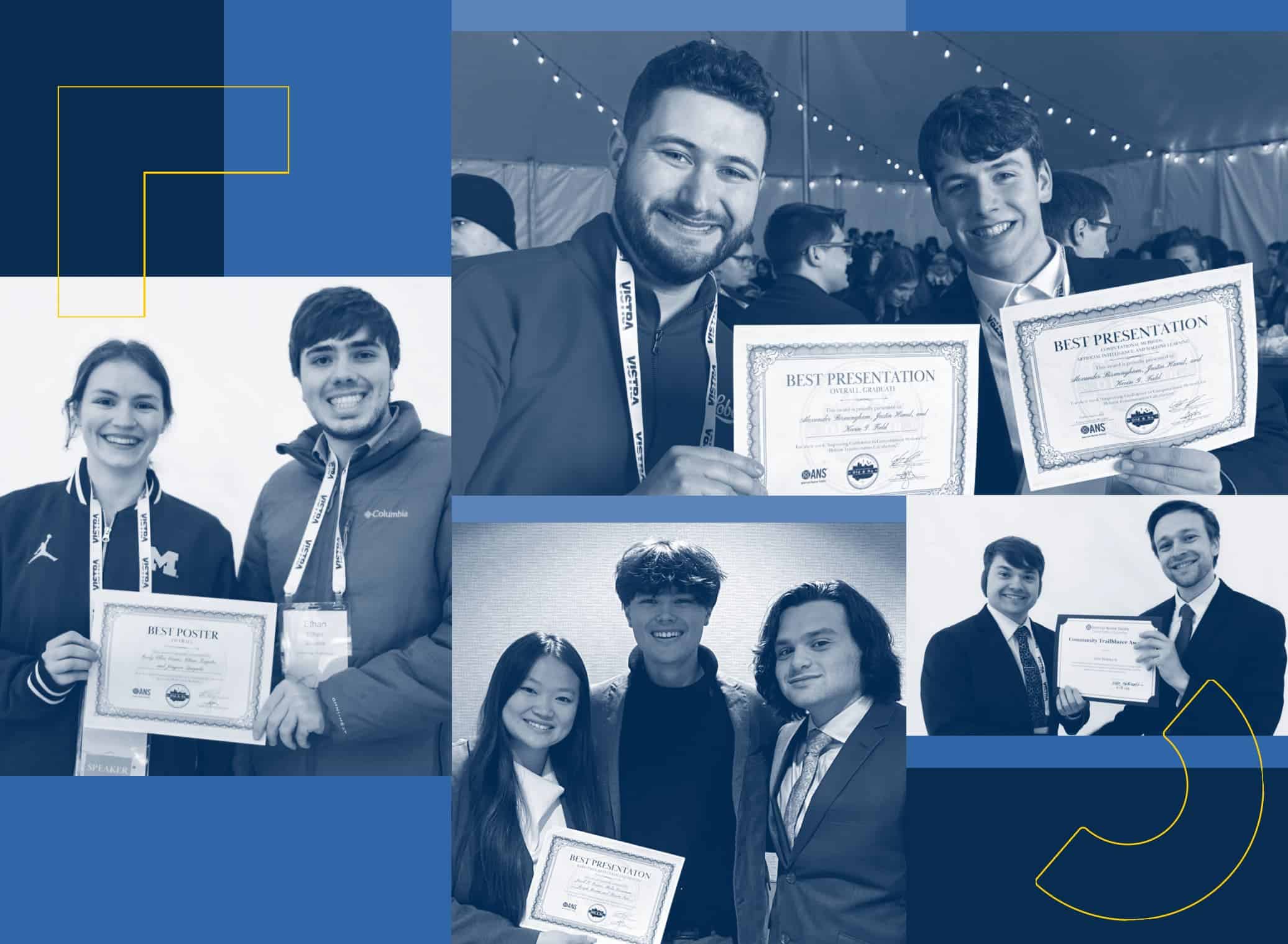 U-M students win top honors at 2025 ANS Student Conference